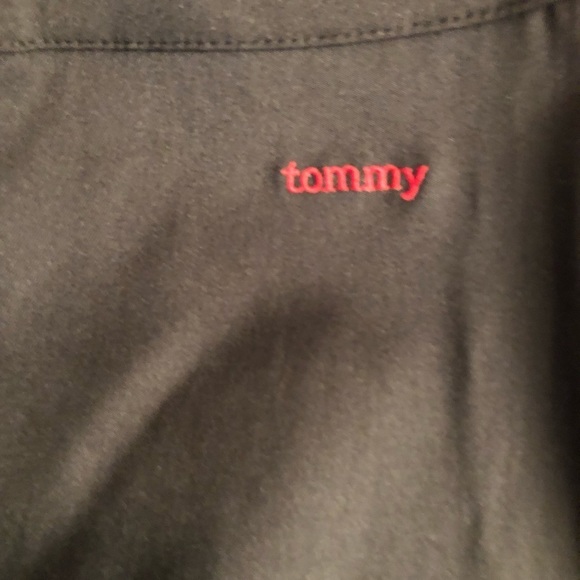 Tommy Hilfiger size 10 black mini skirt flat zip front - Picture 3 of 11